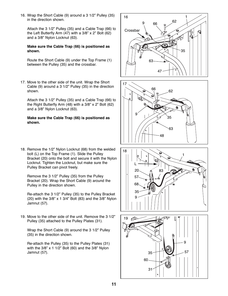 Weider WESY81080 User Manual | Page 11 / 25