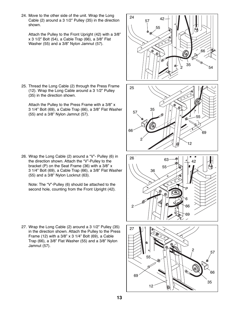 Weider WESY81080 User Manual | Page 13 / 25