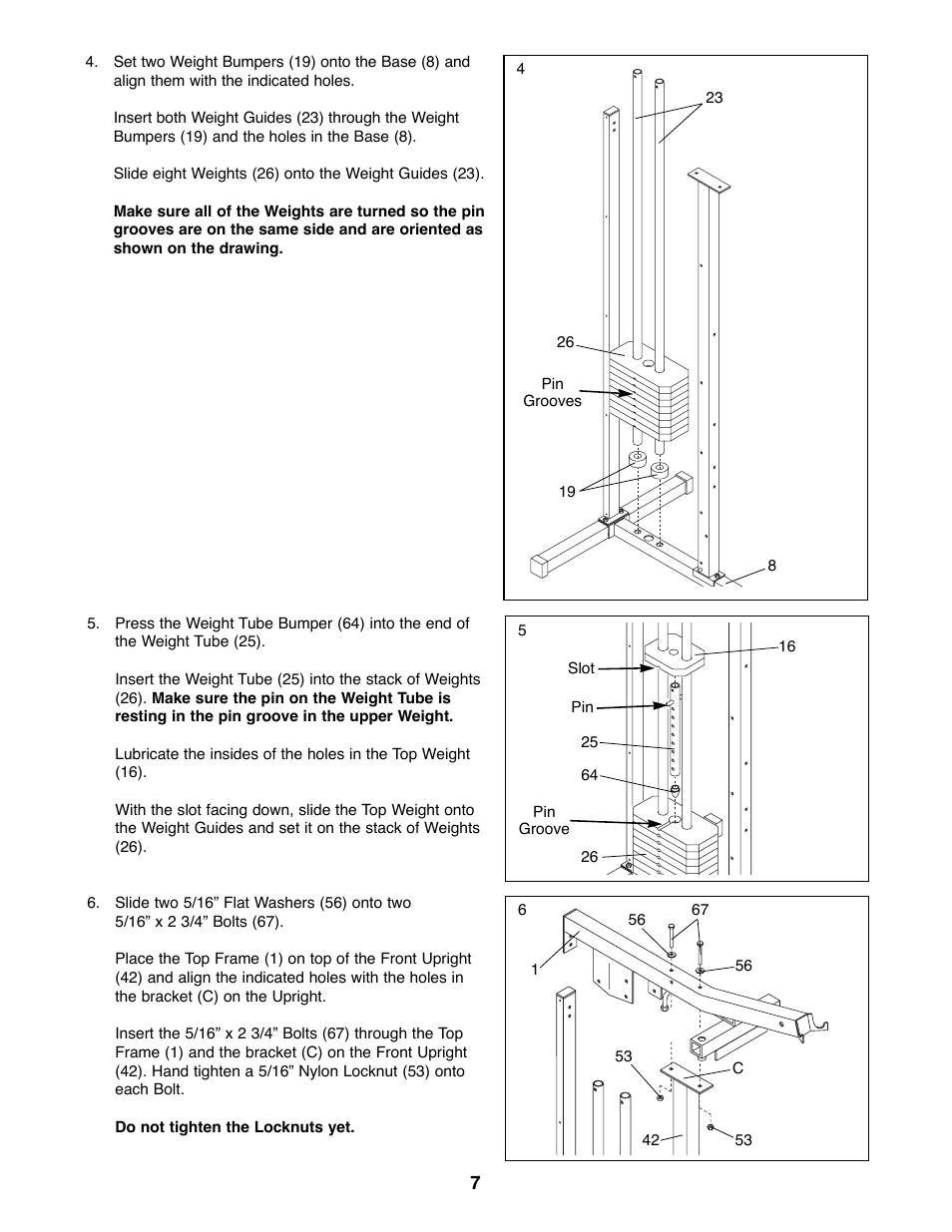 Weider WESY81080 User Manual | Page 7 / 25