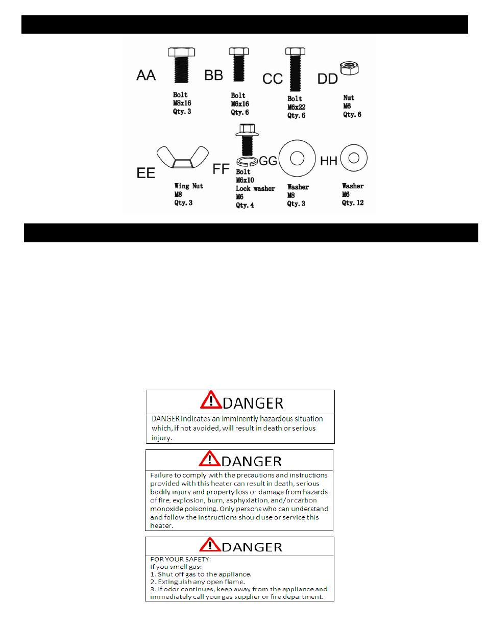 Well Traveled Living Outdoor Patio Heater LIP-10A-TGG-LPG-SP User Manual | Page 3 / 14