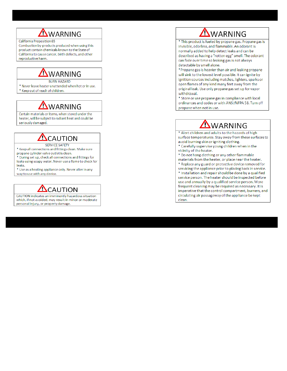 Well Traveled Living Outdoor Patio Heater LIP-10A-TGG-LPG-SP User Manual | Page 5 / 14