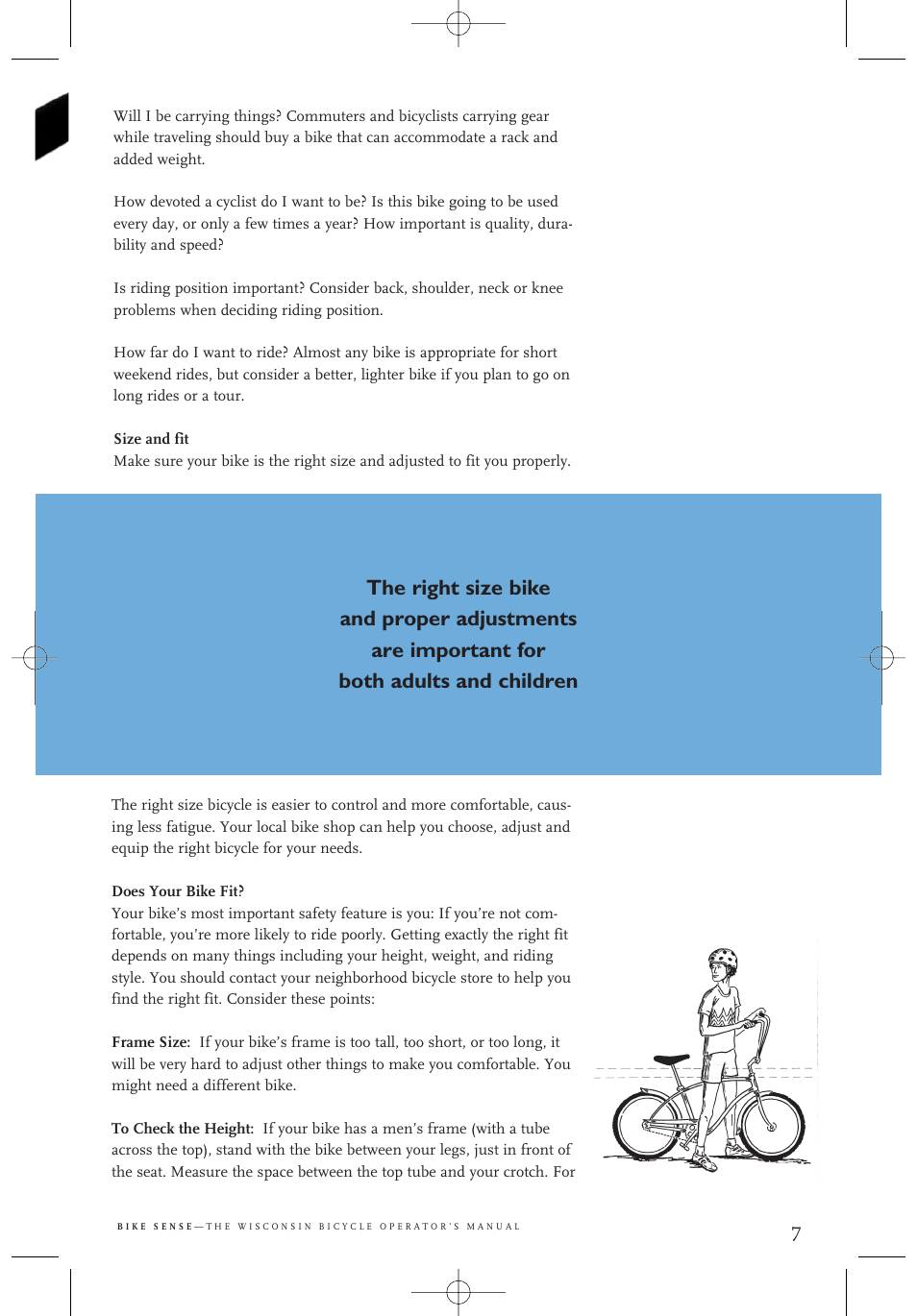 Wisconsin Aluminum Foundry Bike Sense User Manual | Page 7 / 40