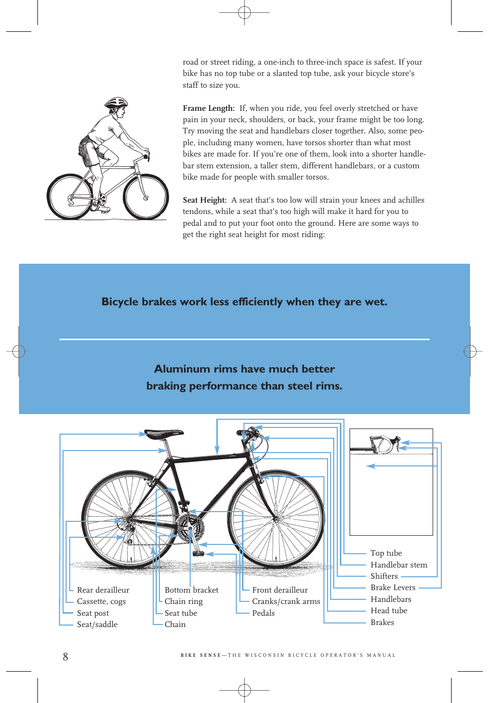 Wisconsin Aluminum Foundry Bike Sense User Manual | Page 8 / 40