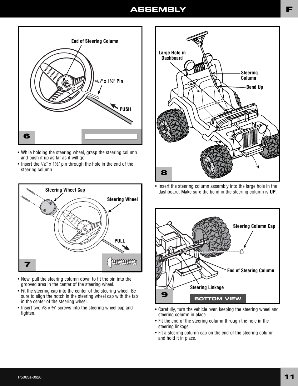 Assembly | Wrangler JEEP P5063 User Manual | Page 11 / 24