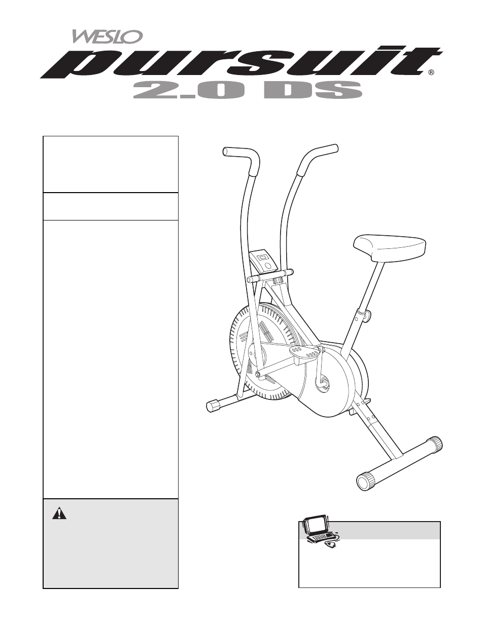 Weslo WLEX09010 User Manual | 12 pages