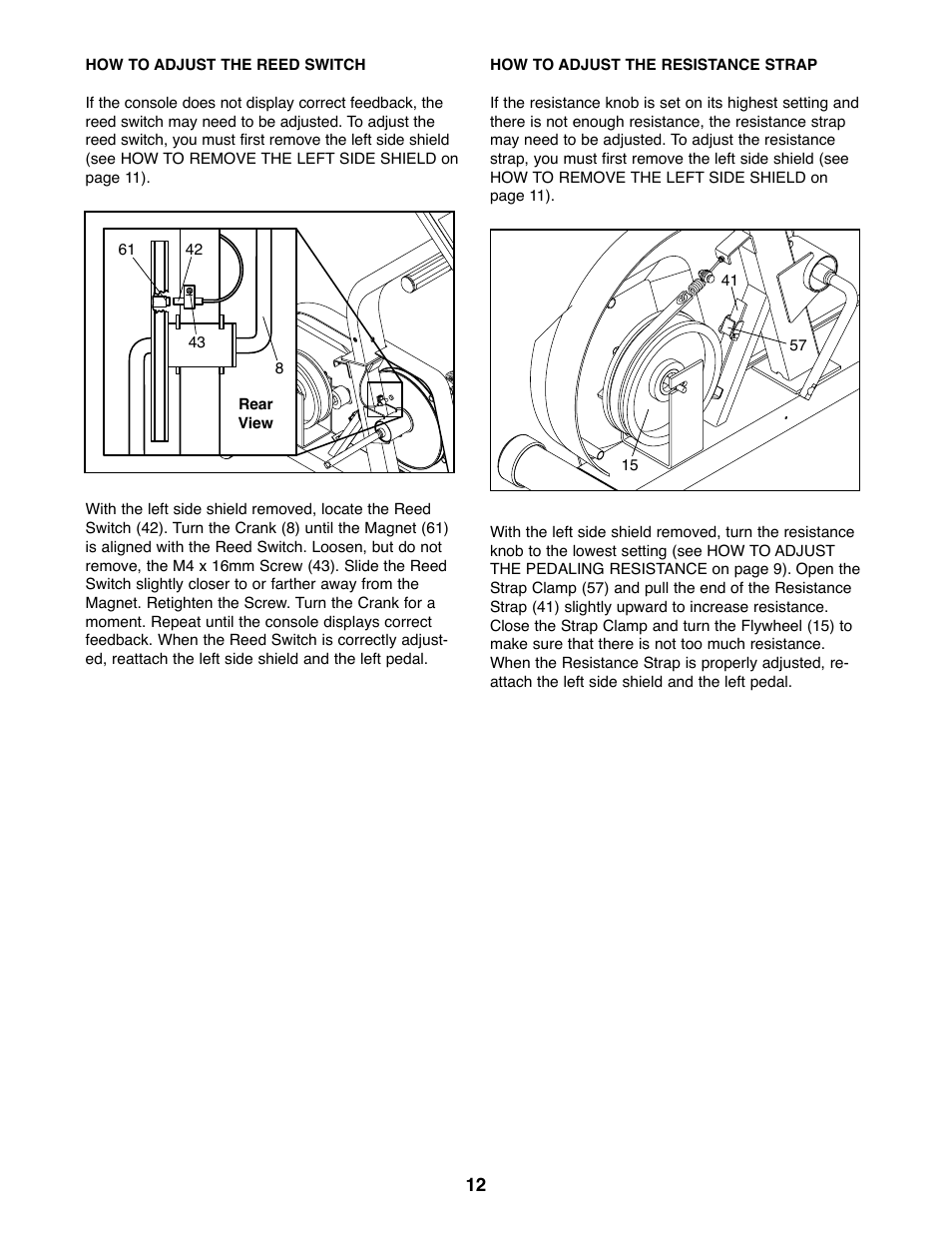 Weslo E 20 User Manual | Page 12 / 16