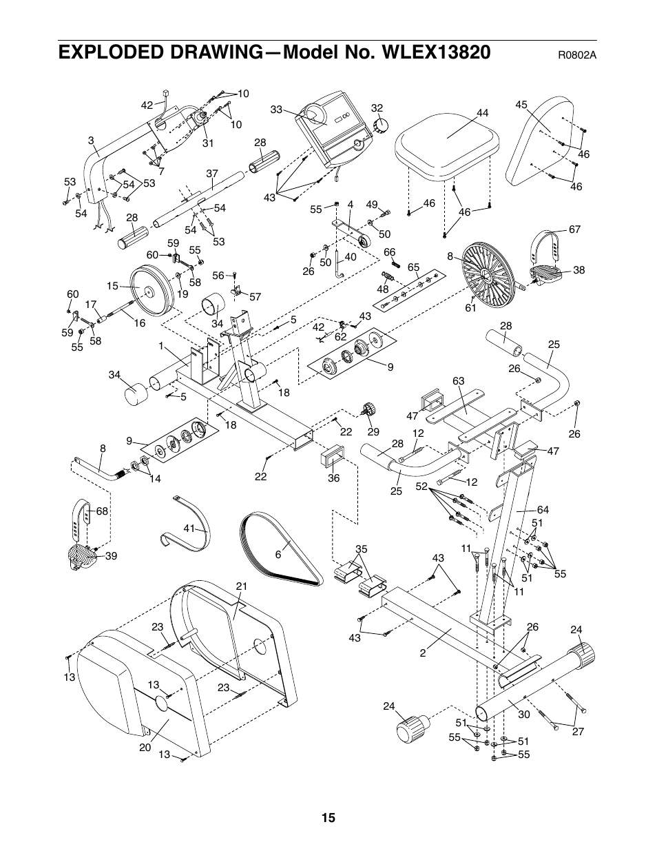 Weslo E 20 User Manual | Page 15 / 16