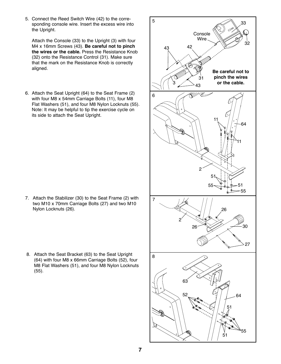 Weslo E 20 User Manual | Page 7 / 16