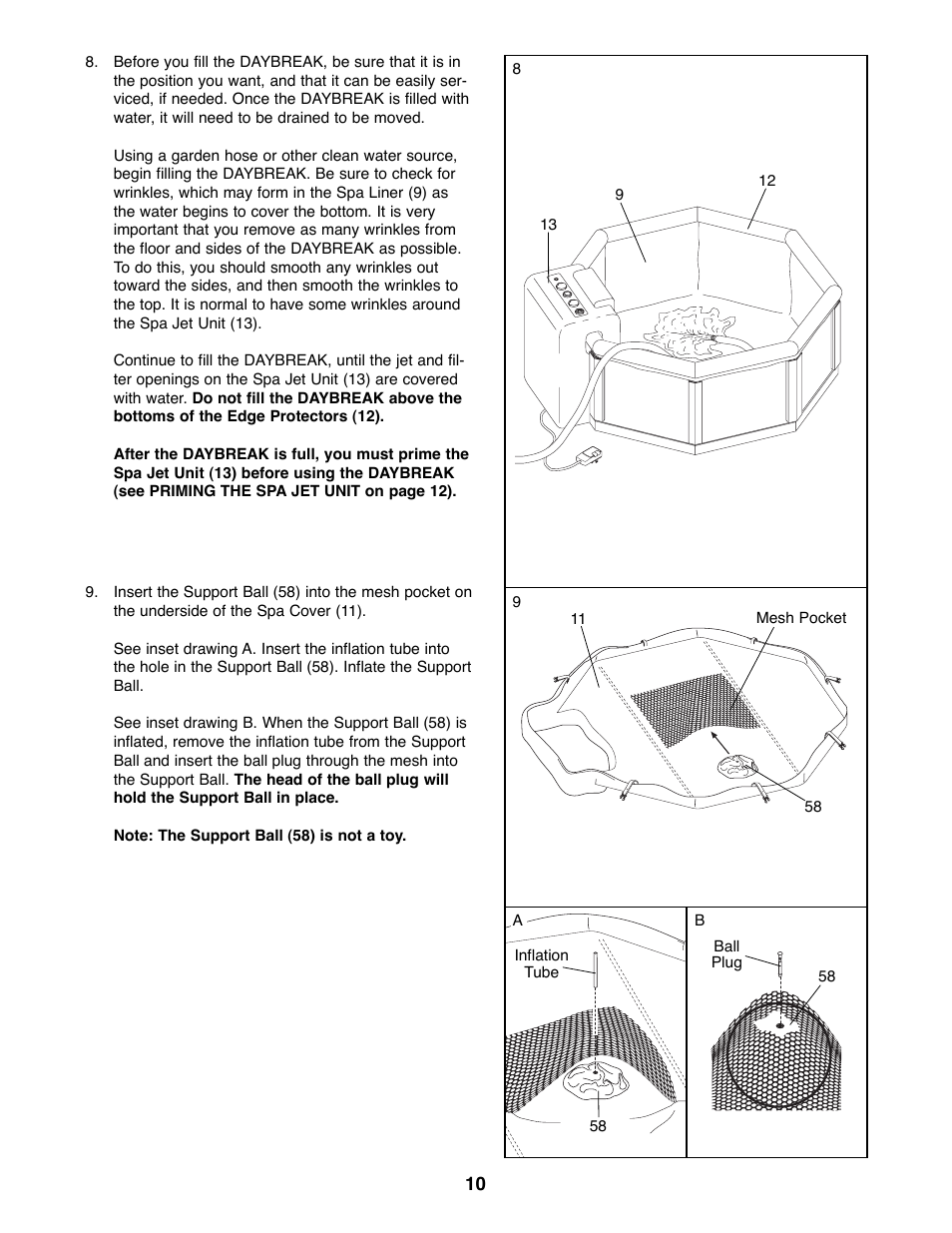 Weslo Daybreak SPRW52464 User Manual | Page 10 / 20