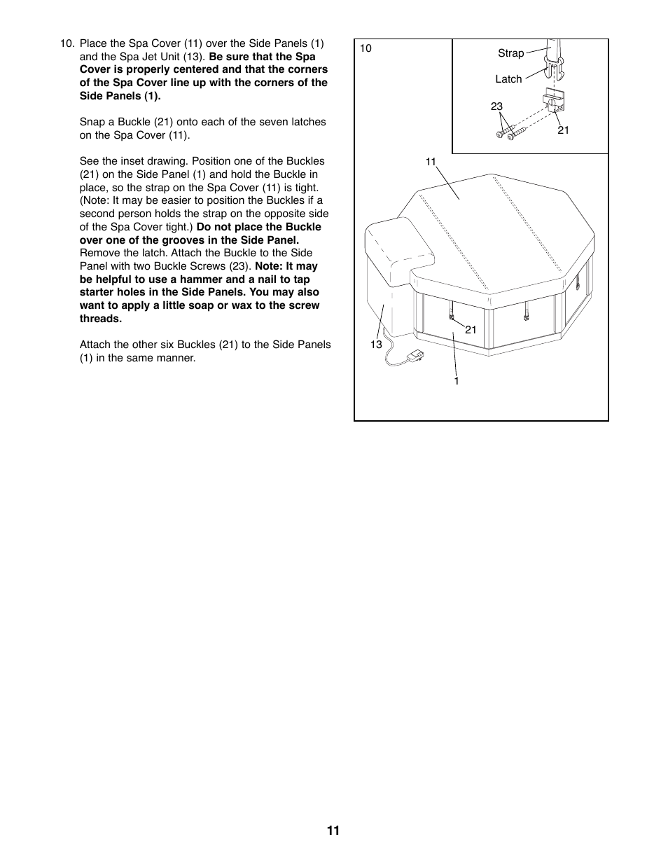 Weslo Daybreak SPRW52464 User Manual | Page 11 / 20