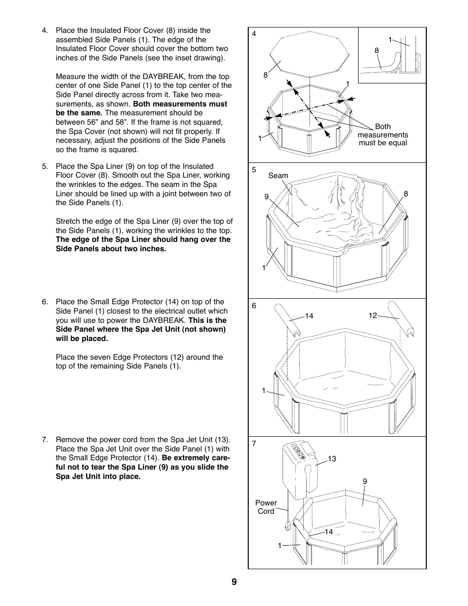 Weslo Daybreak SPRW52464 User Manual | Page 9 / 20
