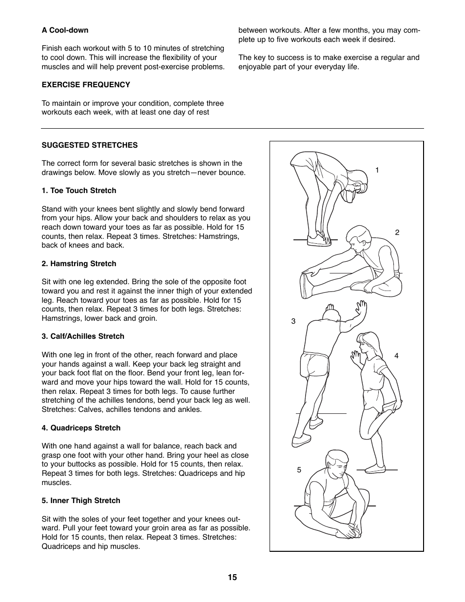 Weslo WLTL41582 User Manual | Page 15 / 18