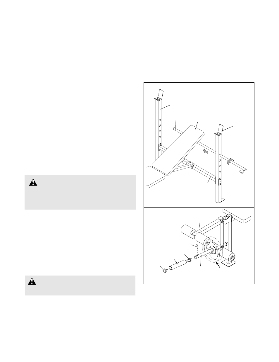 Warning, Adjustments | Weslo 525 User Manual | Page 10 / 16