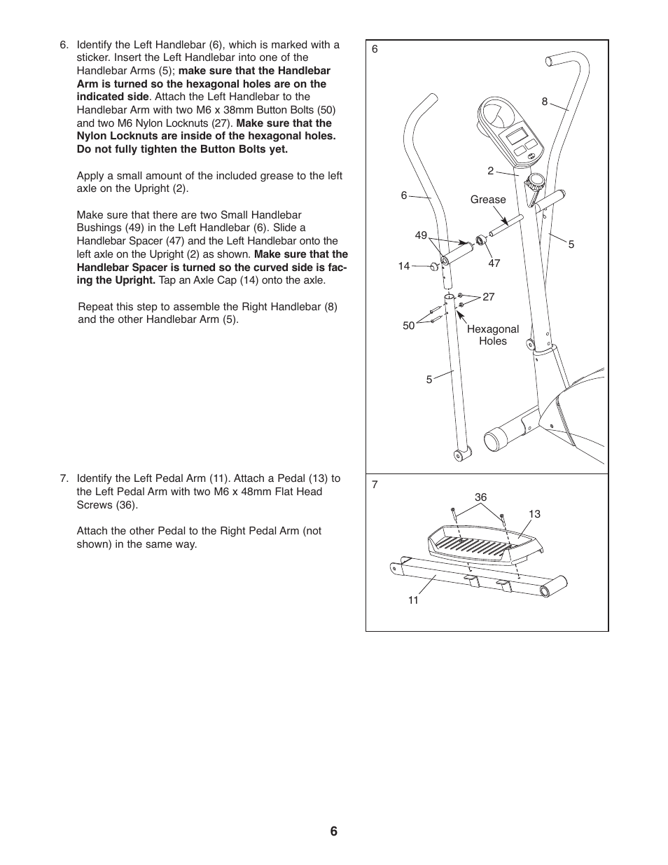 Weslo MOMENTUM 730 ELLIPTICAL EXERCISER 831.28540.0 User Manual | Page 6 / 16