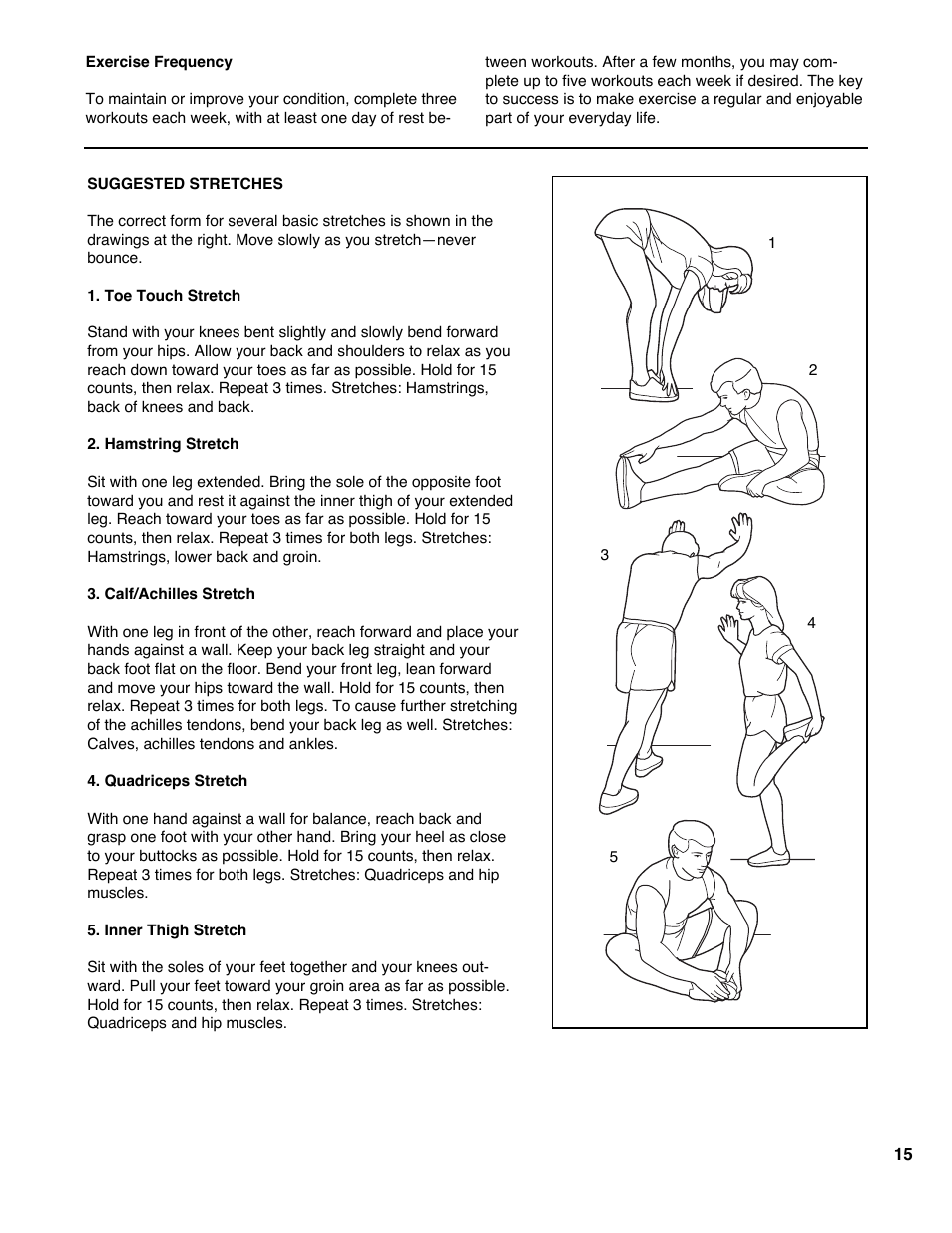 Weslo WLTL33090 User Manual | Page 15 / 18