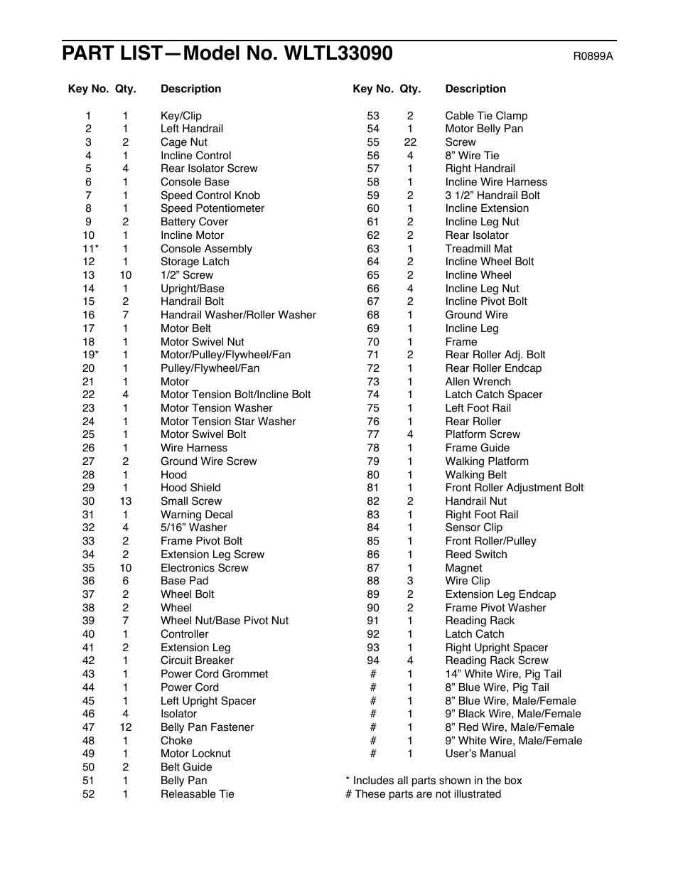 Weslo WLTL33090 User Manual | Page 16 / 18