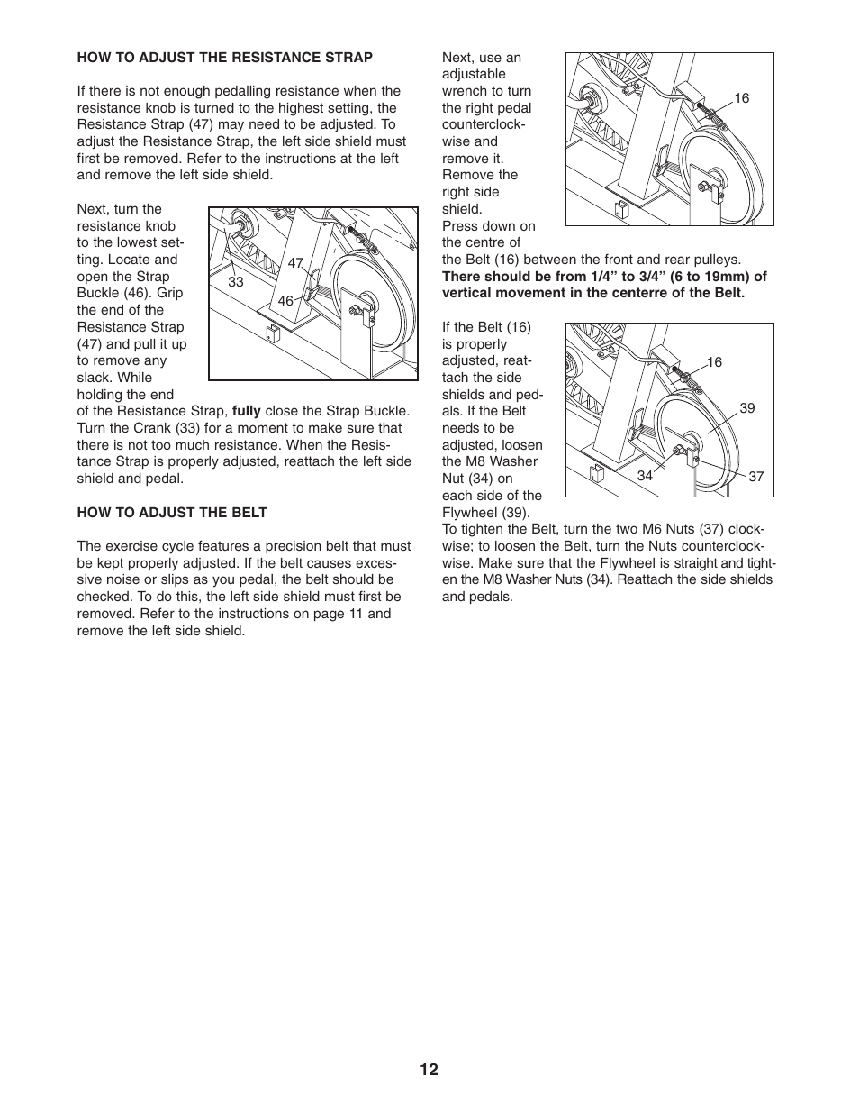 Weslo 795I User Manual | Page 12 / 16