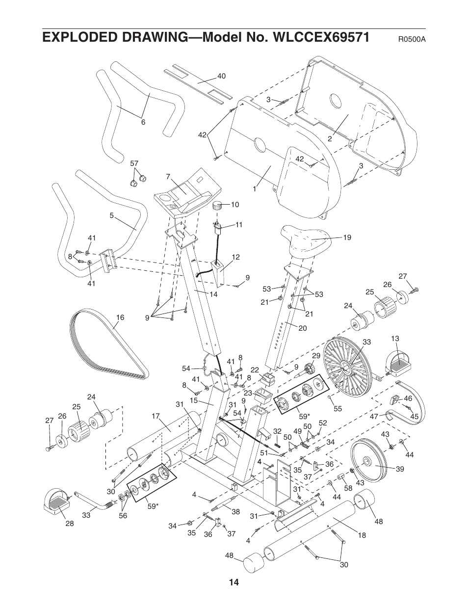 Weslo 795I User Manual | Page 14 / 16