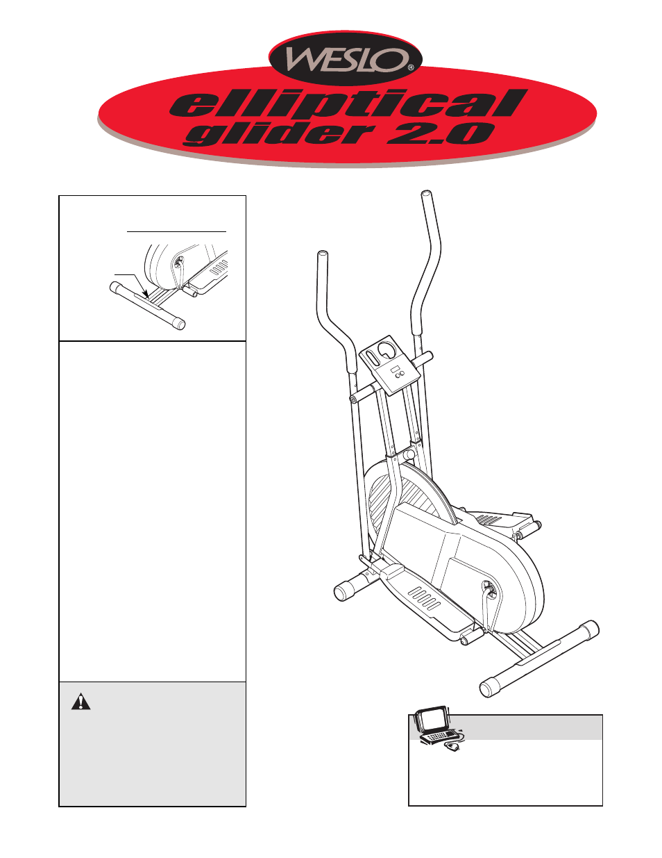 Weslo WLEL09910 User Manual | 16 pages
