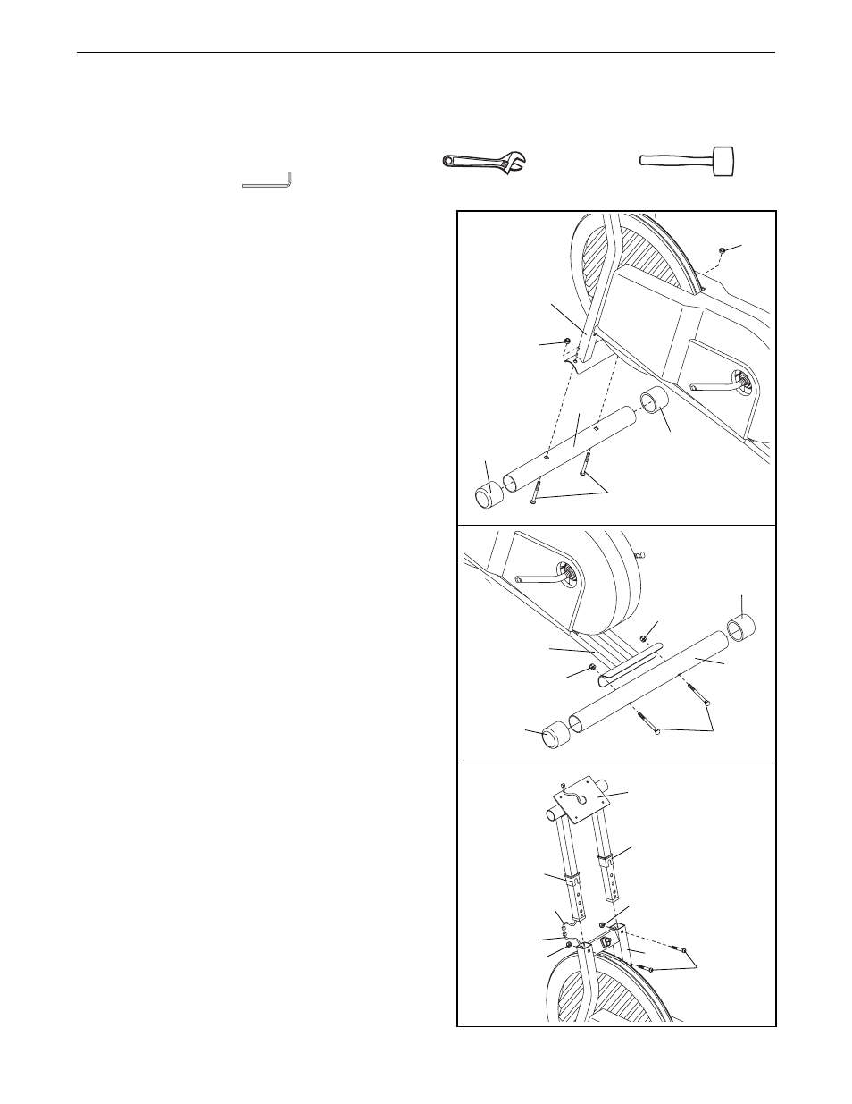 Assembly | Weslo WLEL09910 User Manual | Page 6 / 16