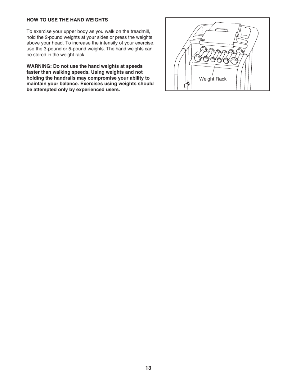 Weslo WLTL45312 User Manual | Page 13 / 23