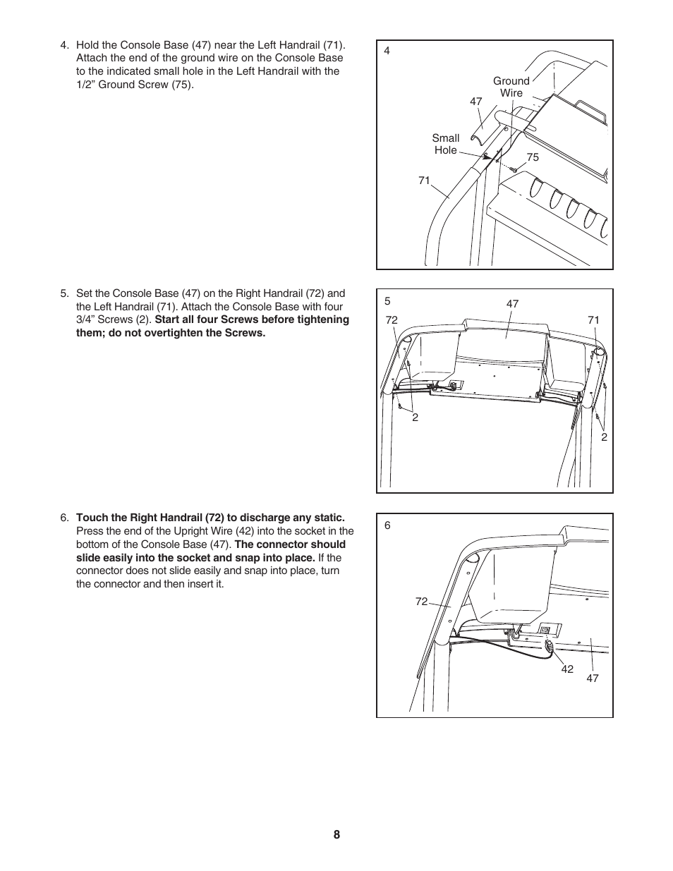 Weslo WLTL45312 User Manual | Page 8 / 23