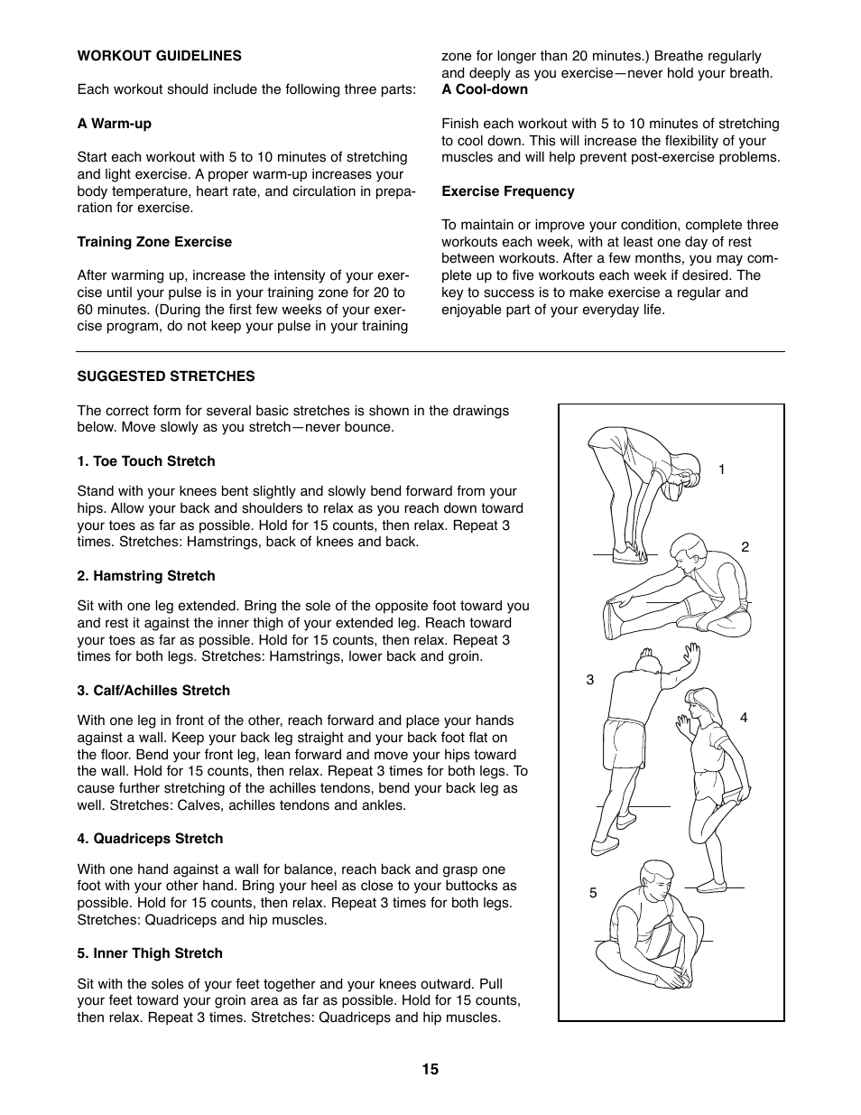 Weslo WLTL29200 User Manual | Page 15 / 18