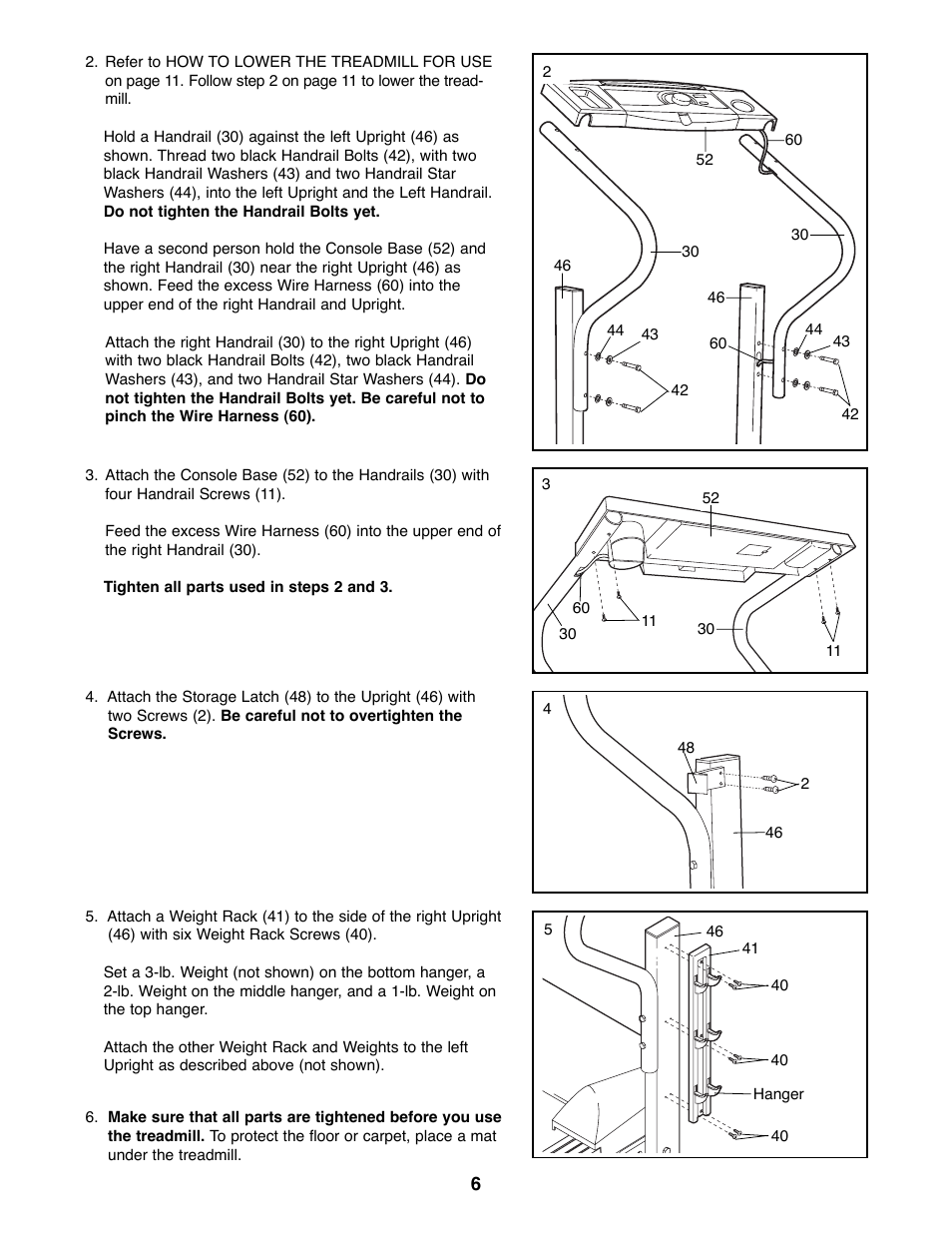 Weslo WLTL29200 User Manual | Page 6 / 18
