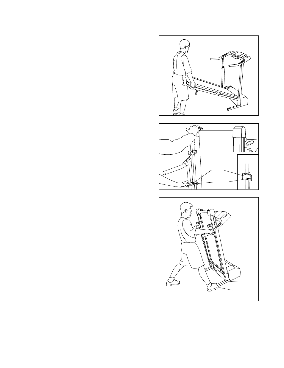 How to fold and move the treadmill | Weslo 831.293020 User Manual | Page 11 / 19