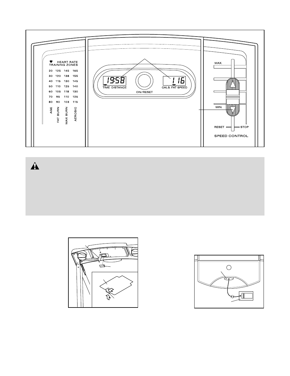 Caution | Weslo 831.293020 User Manual | Page 9 / 19