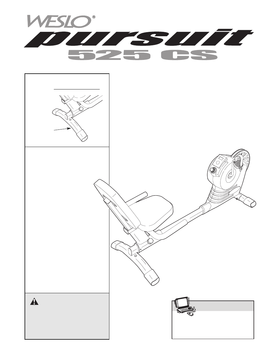 Weslo WLEX14910 User Manual | 12 pages
