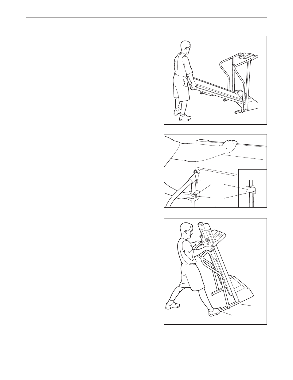 How to fold and move the treadmill | Weslo WLTL39112 User Manual | Page 10 / 18