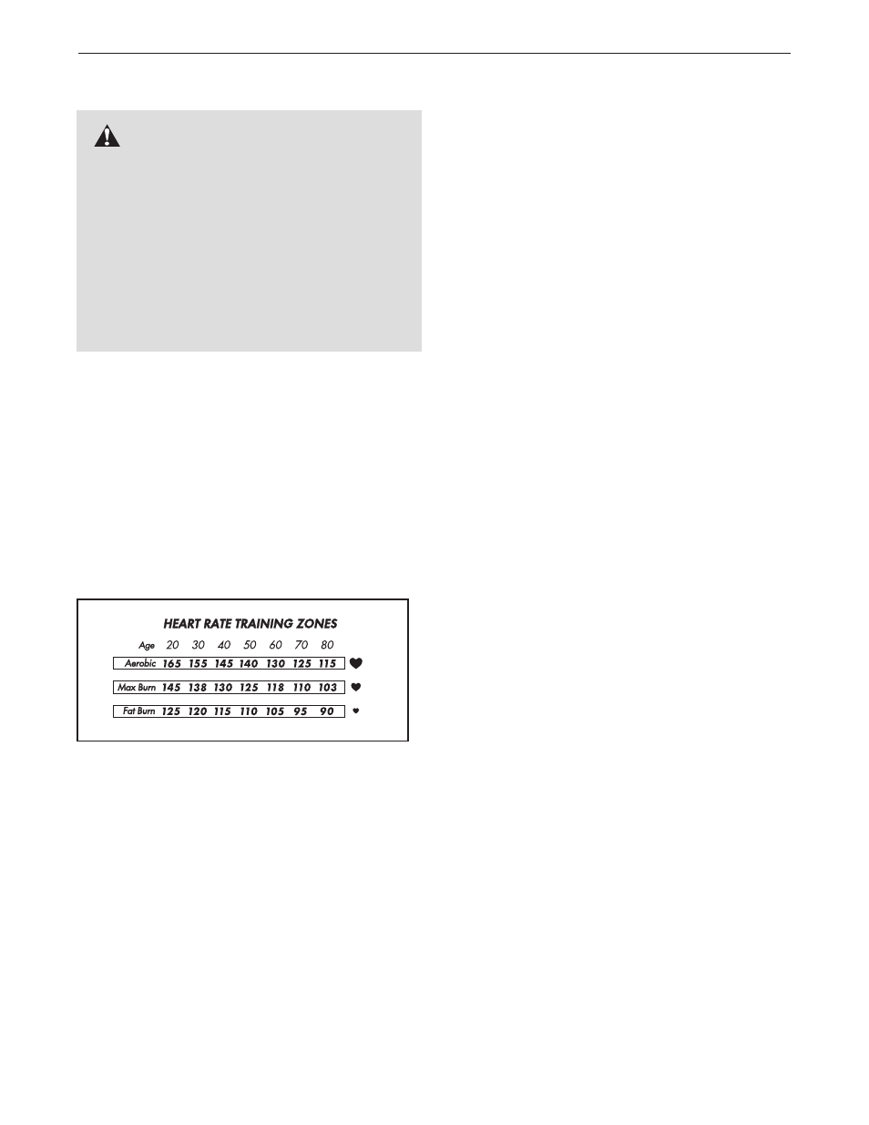 Conditioning guidelines, Warning | Weslo WLTL39112 User Manual | Page 14 / 18