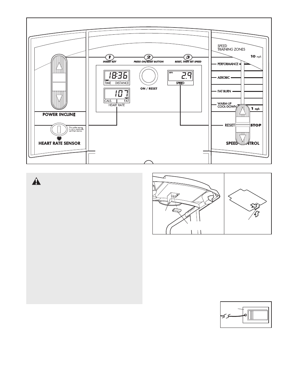 Caution | Weslo WLTL39112 User Manual | Page 8 / 18