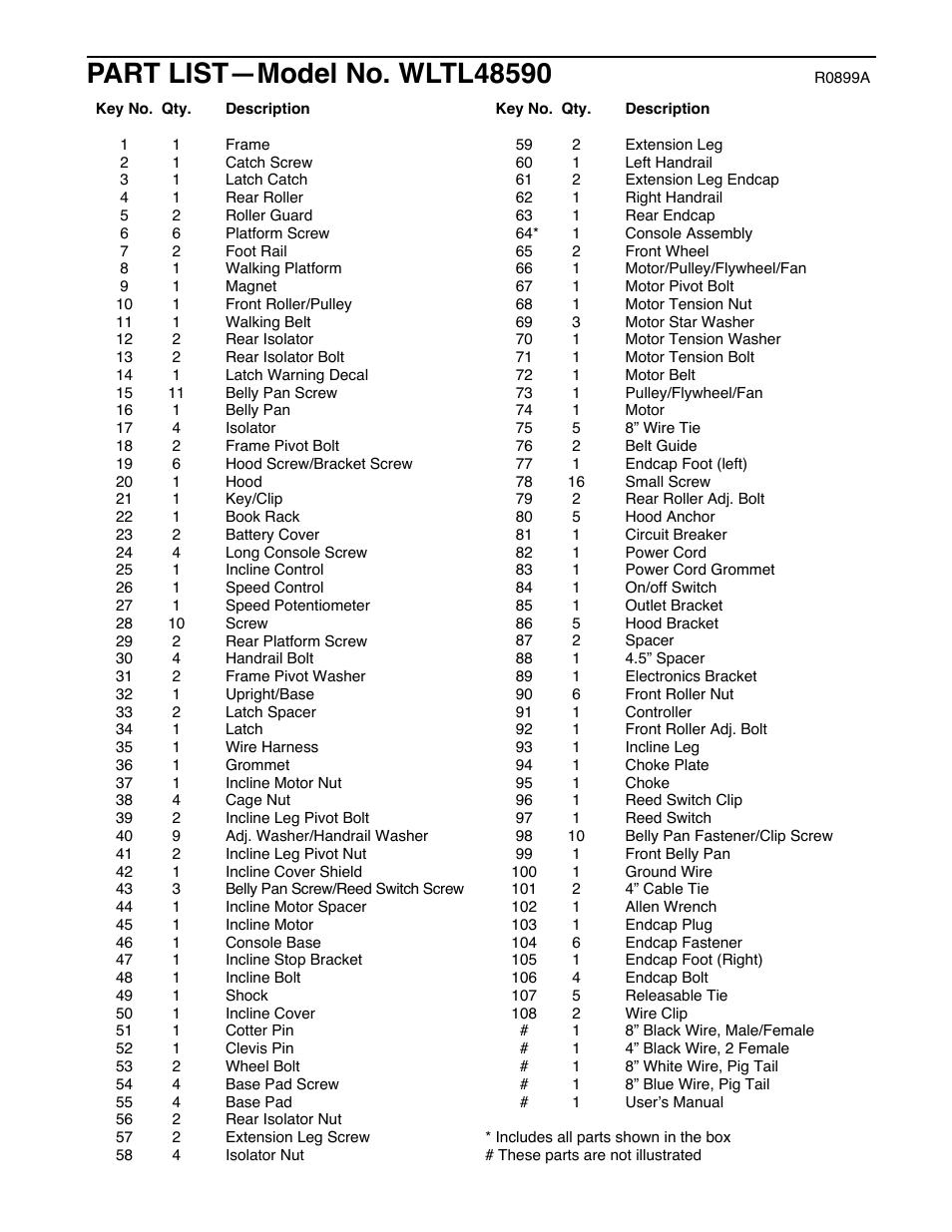 Weslo WLTL48590 User Manual | Page 16 / 18