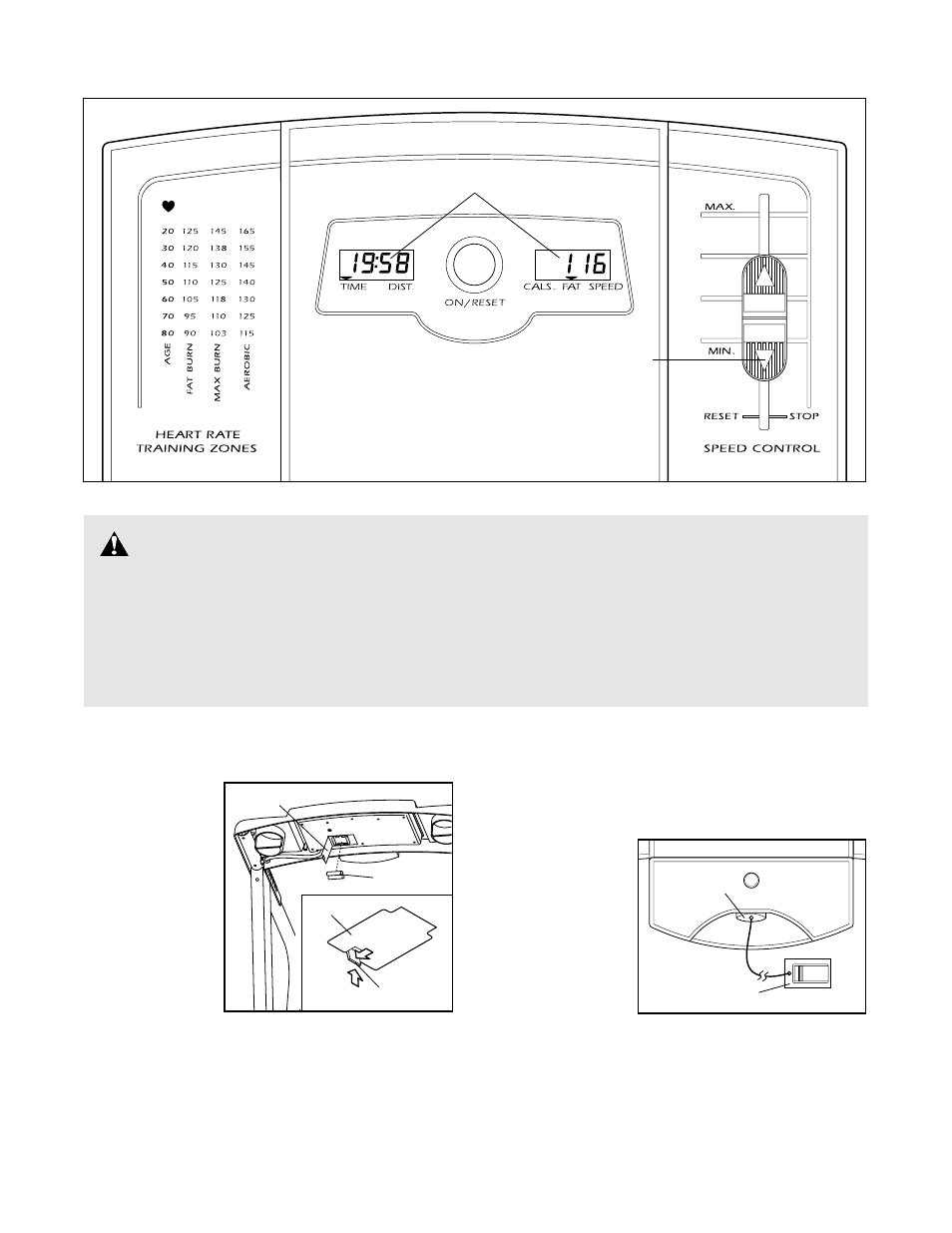 Caution | Weslo WLTL25320 User Manual | Page 9 / 19