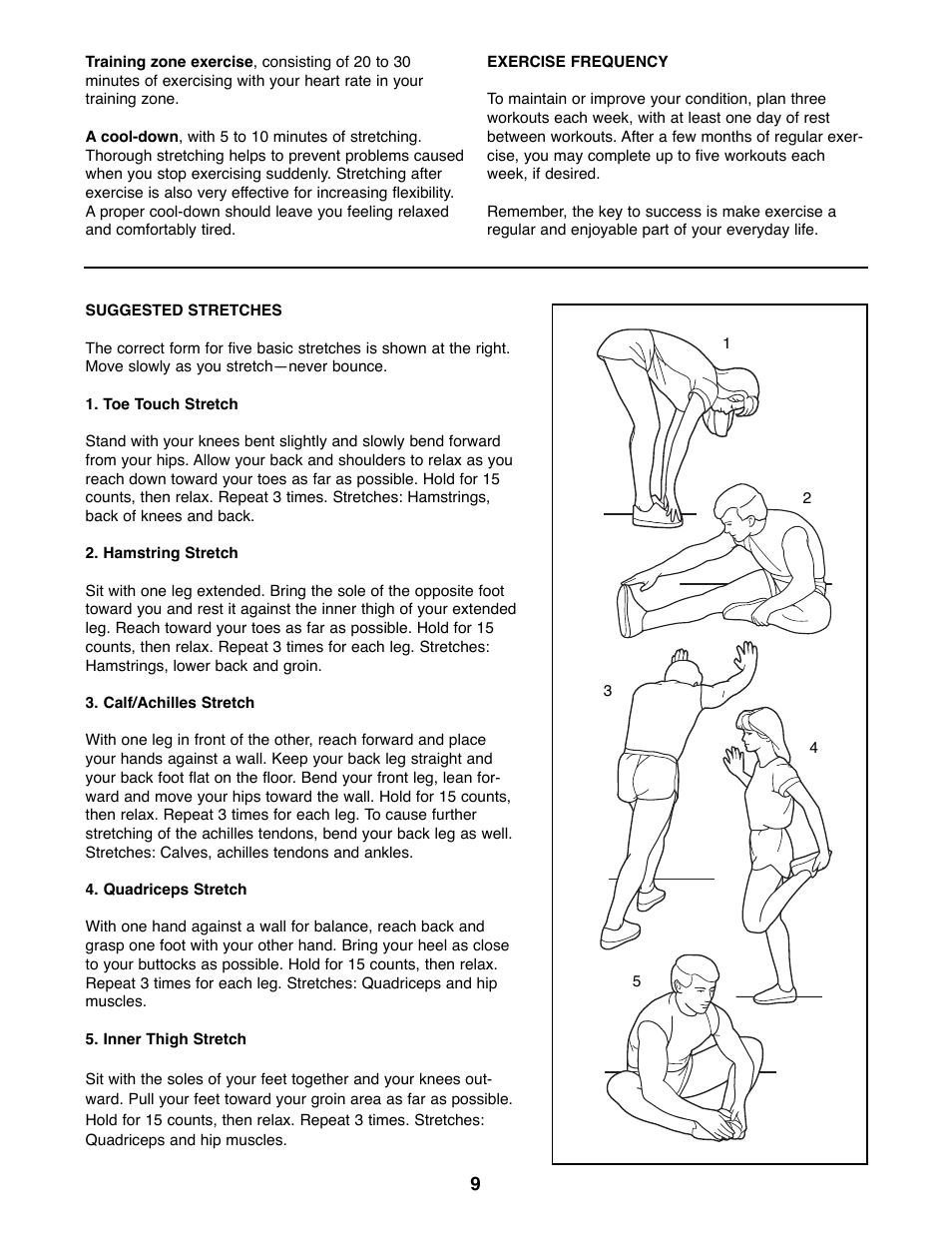 Weslo WLAW35075 User Manual | Page 9 / 12