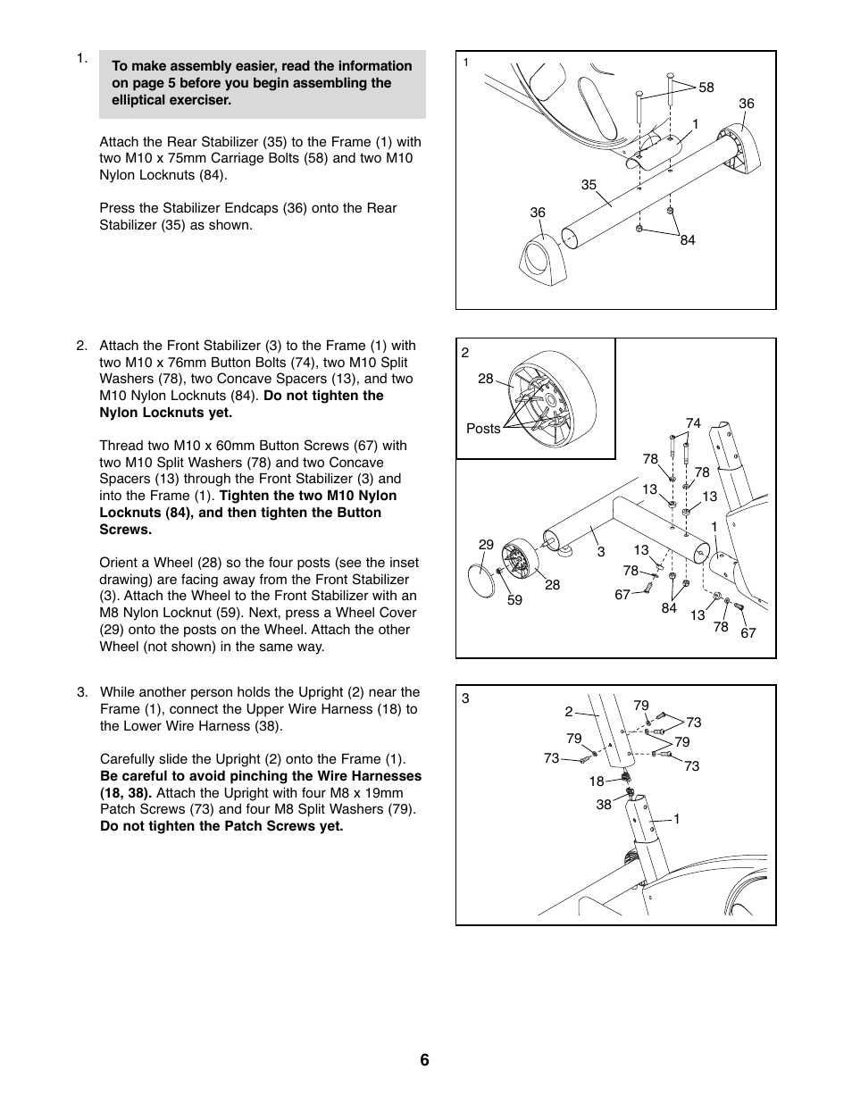Weslo Momentum 220X WLEL2006.0 User Manual | Page 6 / 20