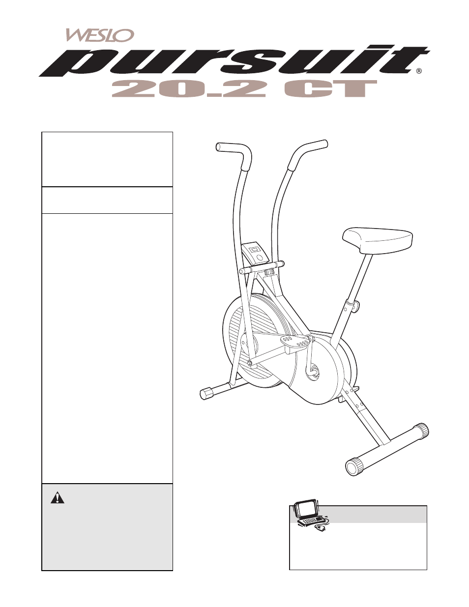 Weslo WLEX08810 User Manual | 12 pages