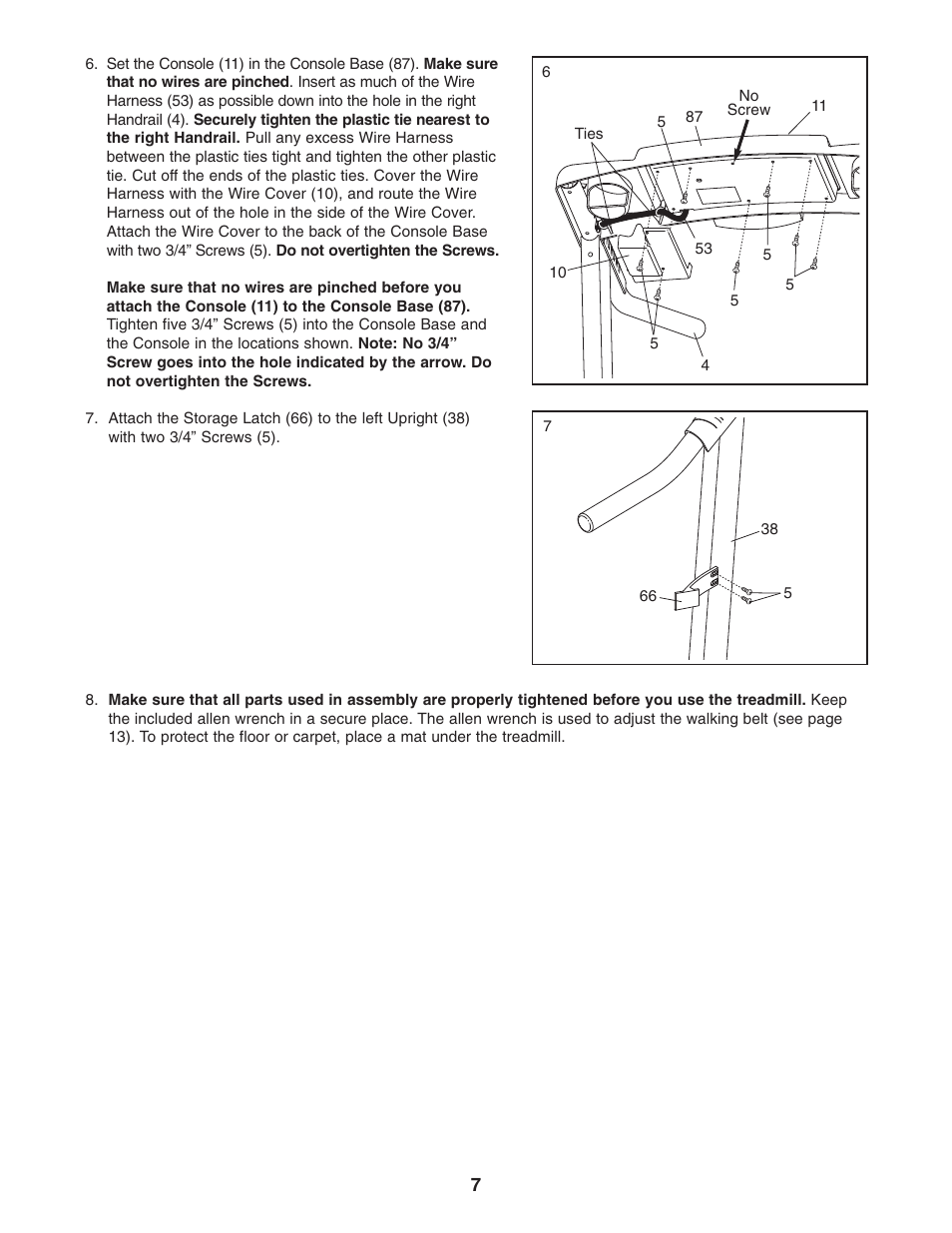 Weslo Cadence 78s 831.295021 User Manual | Page 7 / 19