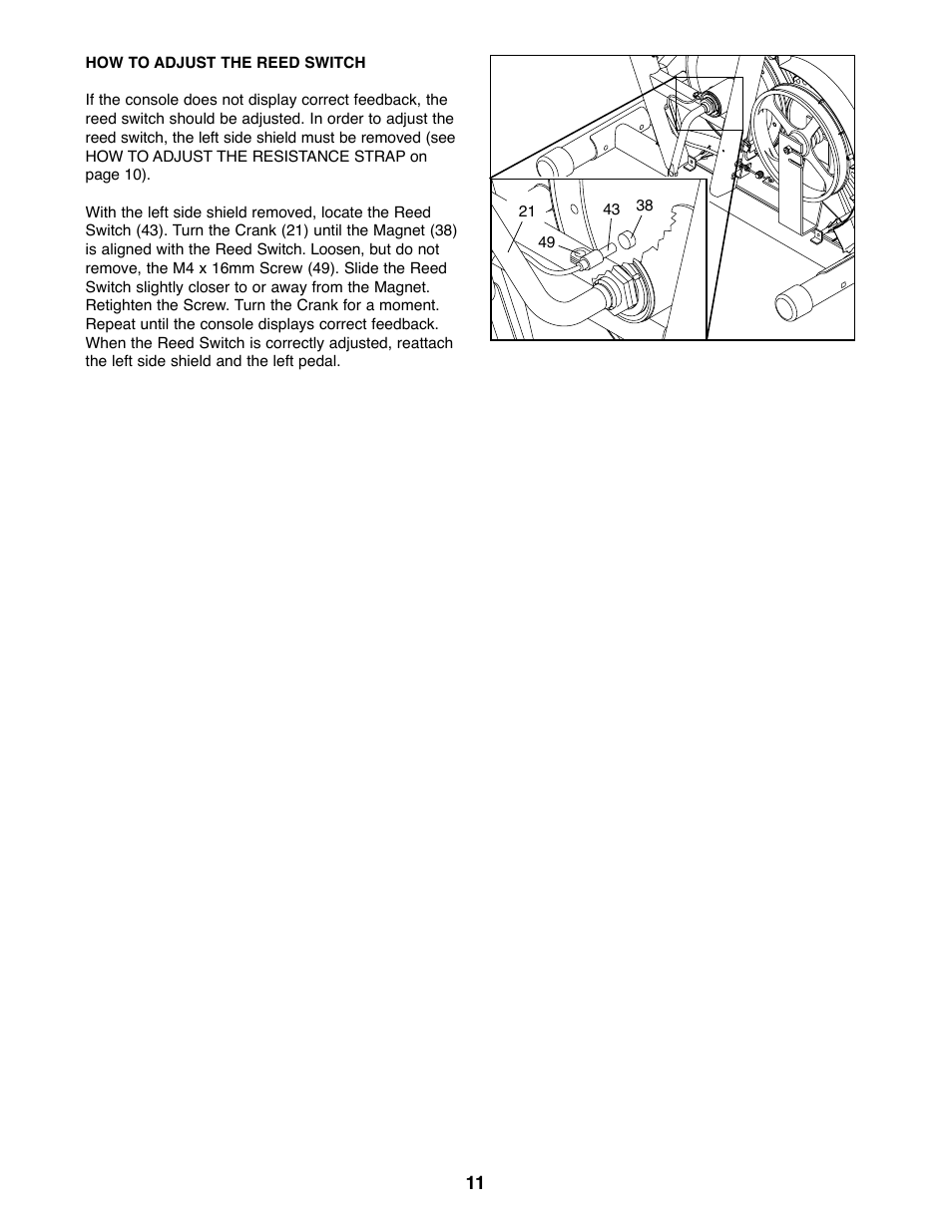 Weslo WLEX14820 User Manual | Page 11 / 16