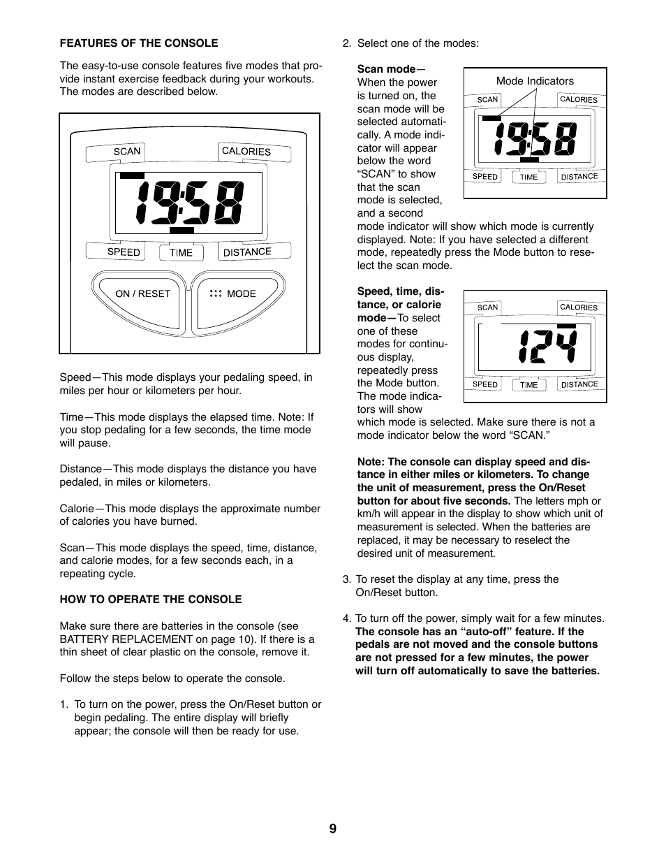 Weslo WLEX14820 User Manual | Page 9 / 16