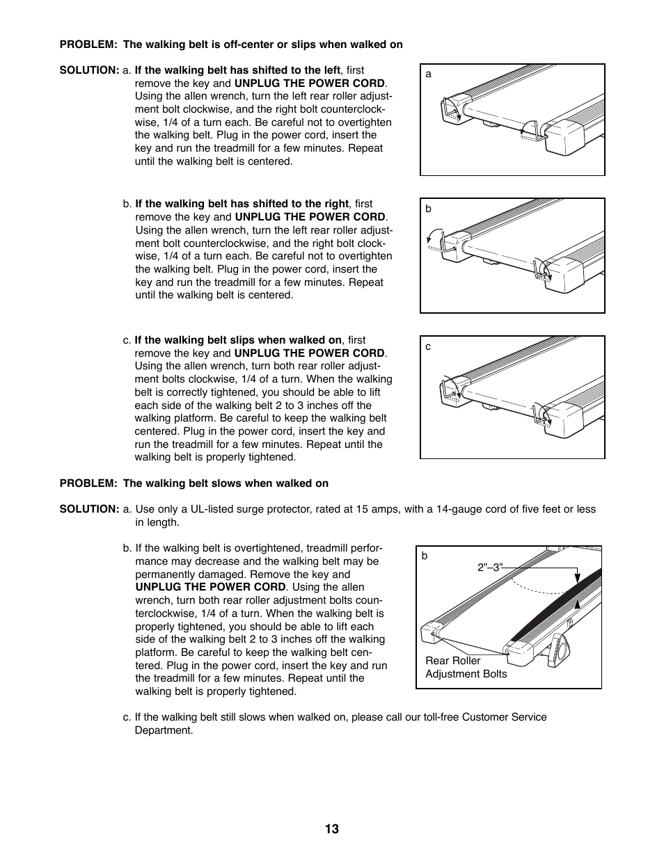 Weslo WLTL46090 User Manual | Page 13 / 18