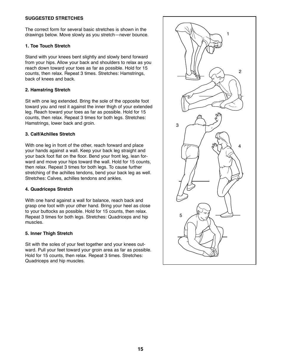 Weslo WLTL46090 User Manual | Page 15 / 18