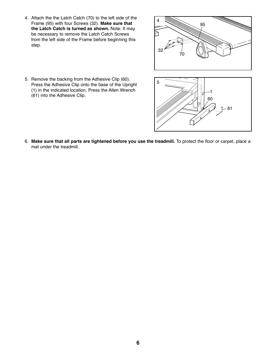 Weslo WLTL46090 User Manual | Page 6 / 18