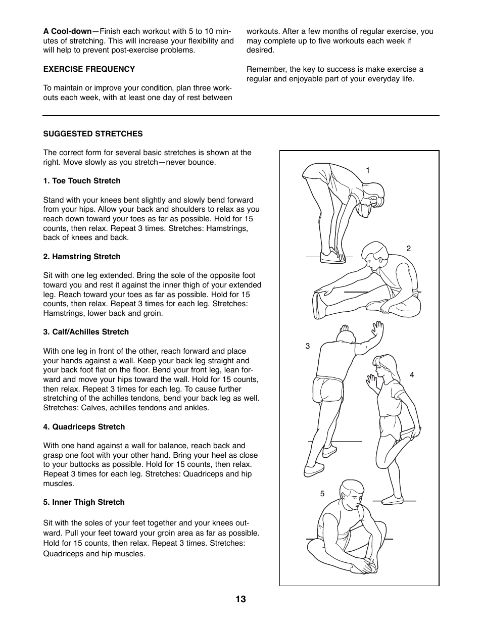 Weslo WLEX27181 User Manual | Page 13 / 16