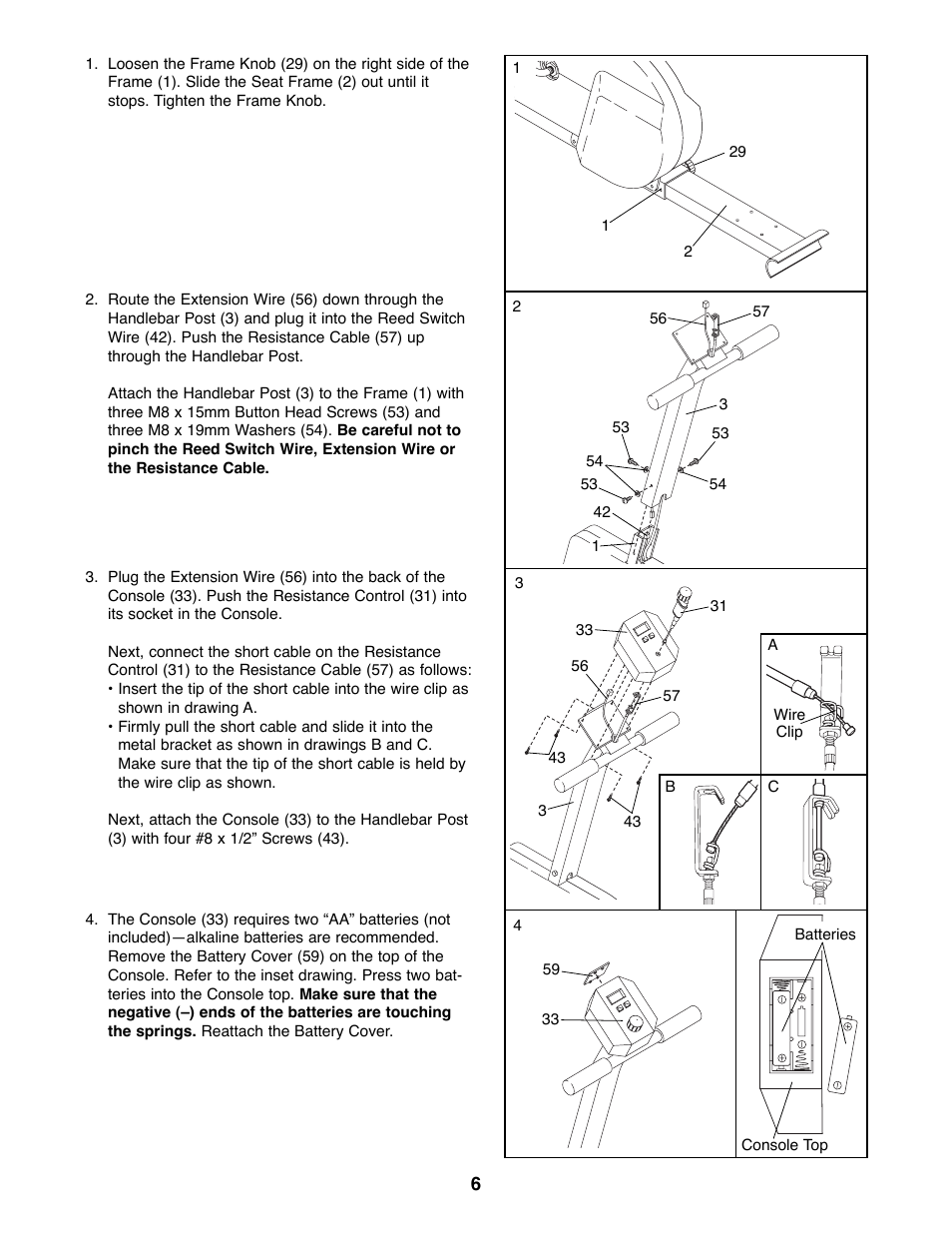 Weslo WLEX27181 User Manual | Page 6 / 16