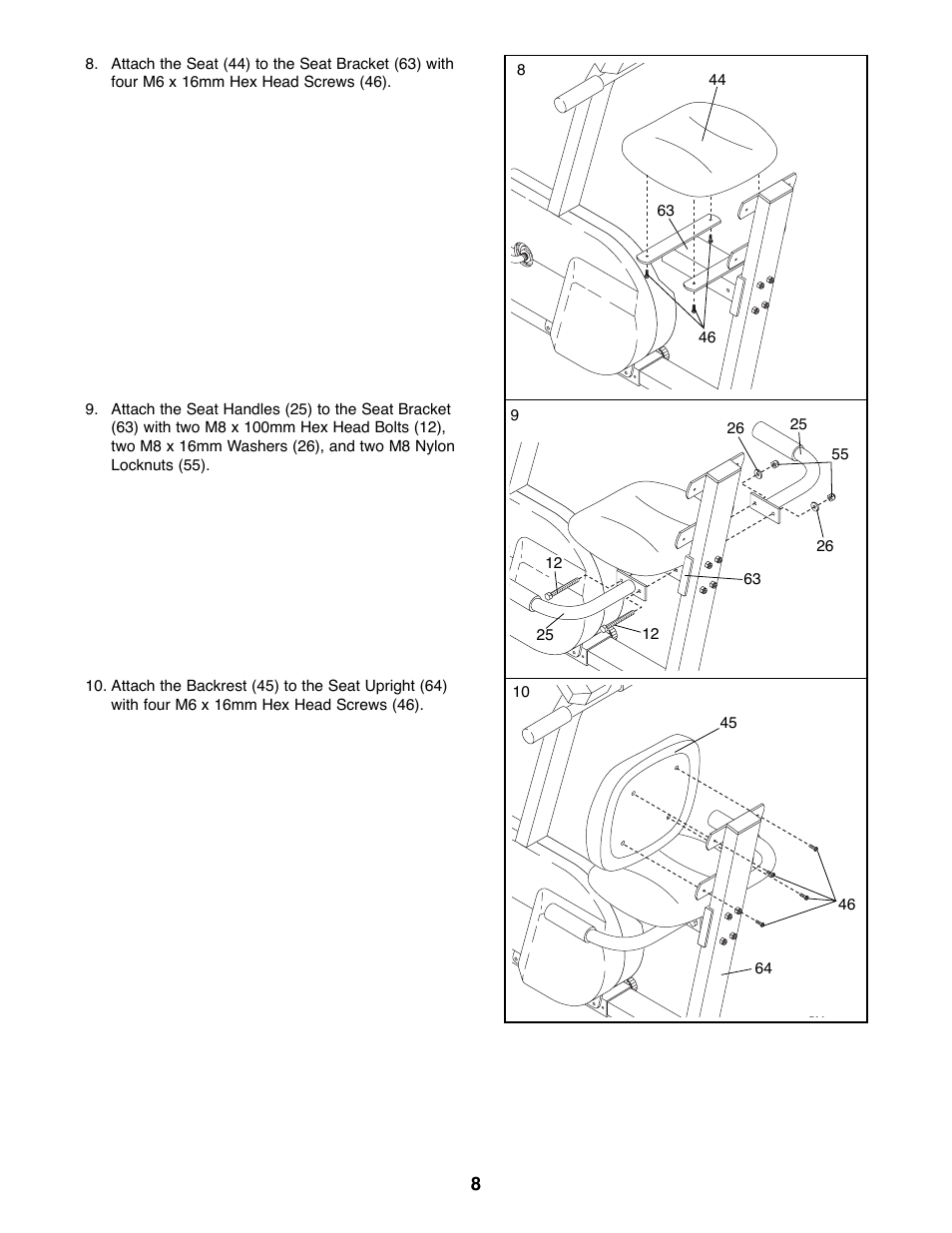 Weslo WLEX27181 User Manual | Page 8 / 16