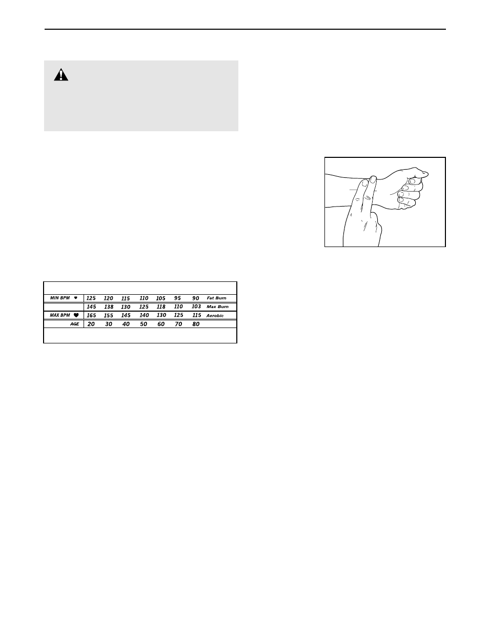 Conditioning guidelines, Warning | Weslo 831.297100 User Manual | Page 14 / 18