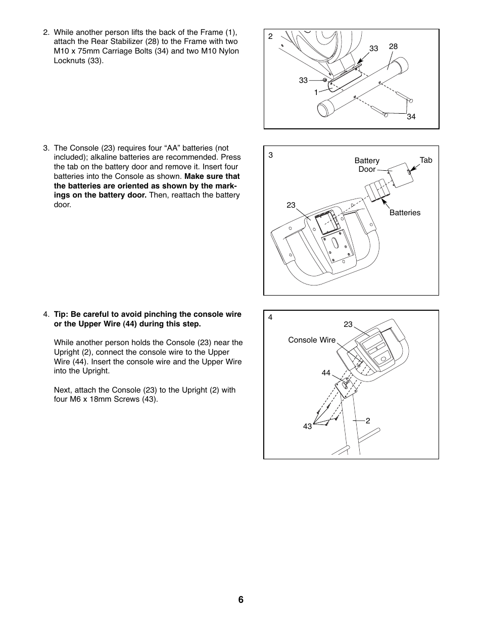 Weslo WLEL71807.0 User Manual | Page 6 / 16